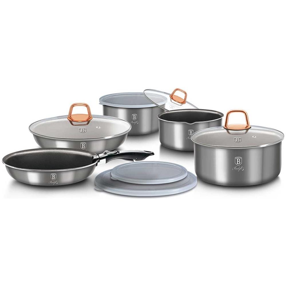 Set Pentole Berlingerhaus Bh-6102 In Titanio - Foto 1