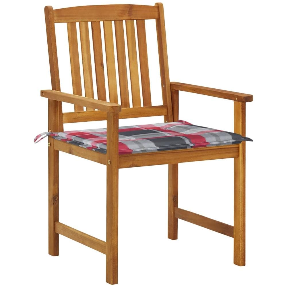 Sedie Da Giardino Con Cuscini 6 Pz In Legno Massello Di Acacia - Foto 2