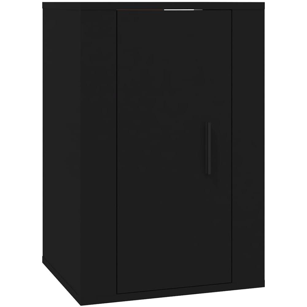 Mobile Porta Tv A Parete Nero 40x34,5x60 Cm - Foto 2