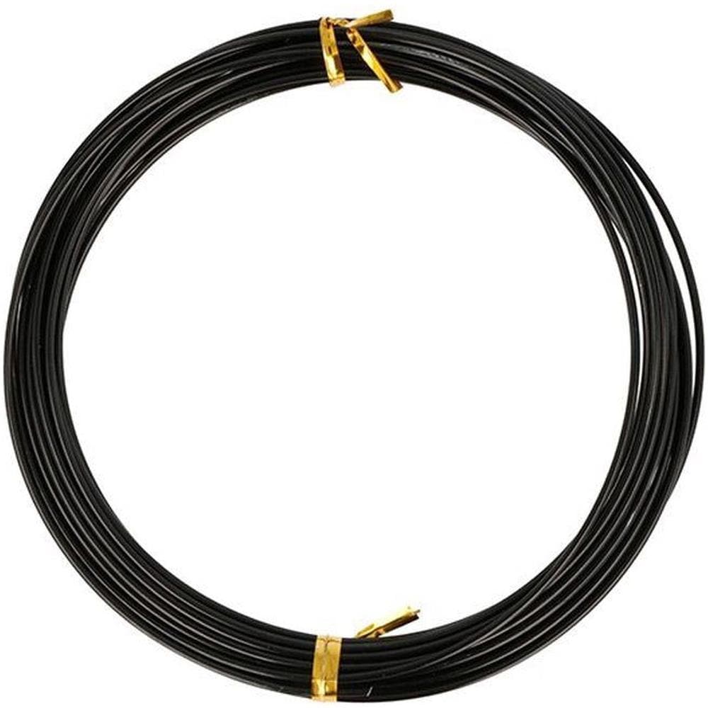 6 Fili In Alluminio 5 M X 1,5 Mm - Nero - Foto 1