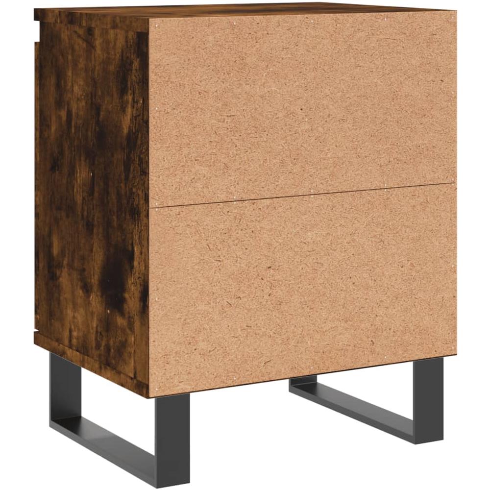 Comodini Rovere Fumo 2 Pz 40x30x50 Cm In Legno Multistrato - Foto 7