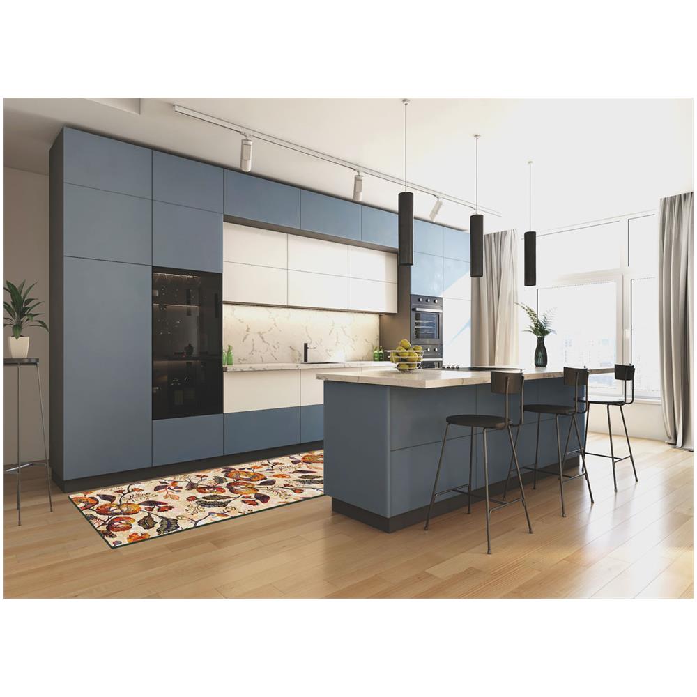 Tappeto Passatoia Cucina Antiscivolo Antimacchia Digitale Sprinty Fiorame 52x280 Fiorame - Foto 5
