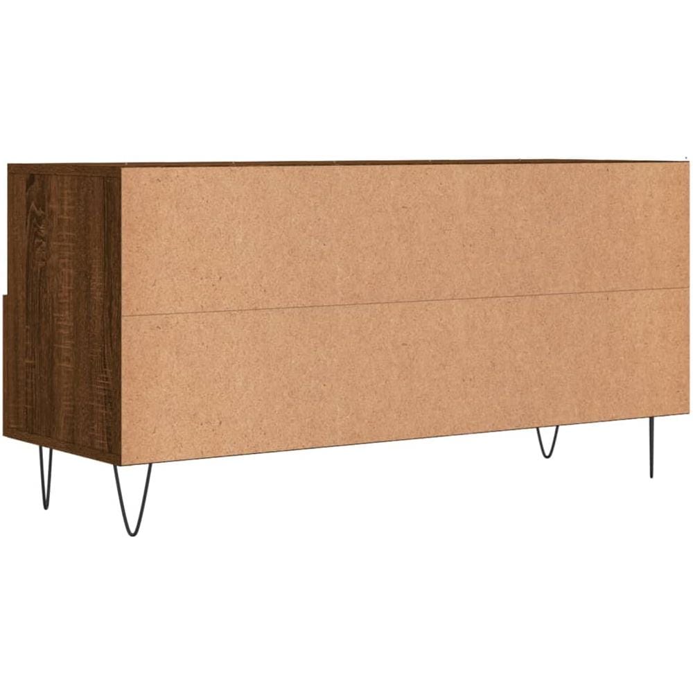 Mobile Tv Rovere Marrone 102x36x50 Cm In Legno Multistrato - Foto 10