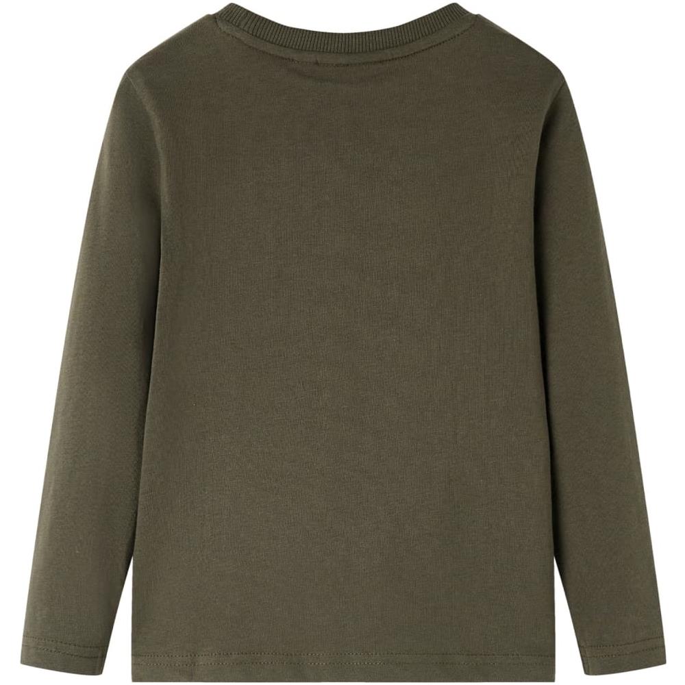 Maglietta Per Bambini A Maniche Lunghe Con Stampa Jeep Cachi 128 - Foto 2