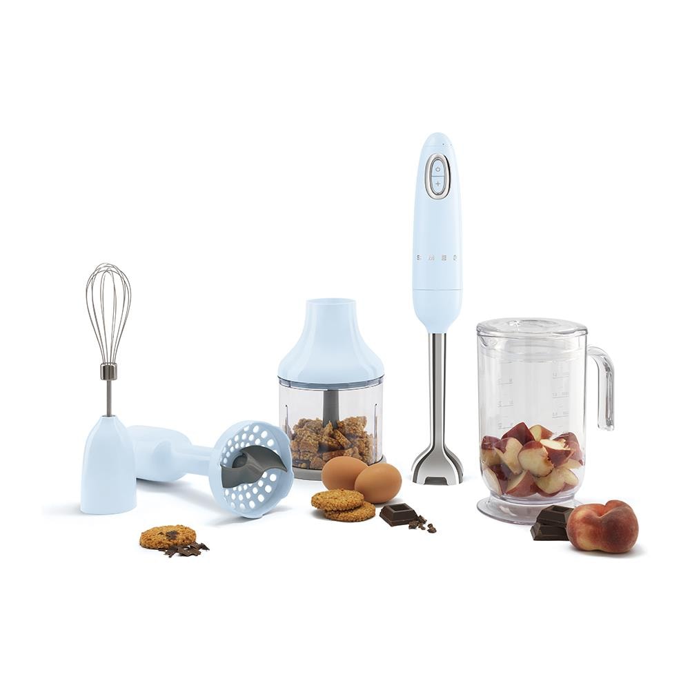 Frullatore a Immersione 50's Style HBF02PBEU Potenza 700 Watt con Accessori Colore Azzurro Pastello - Foto 11