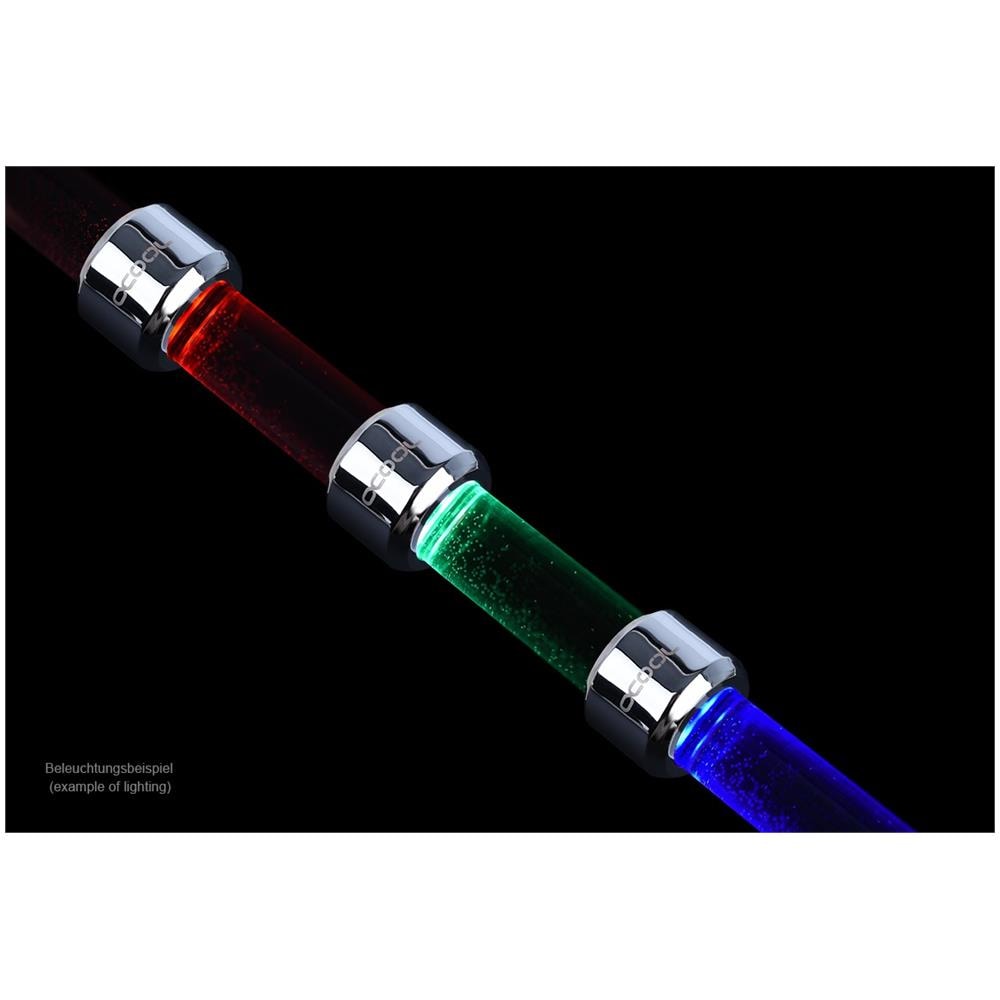 Aurora Hardtube Led Ring 16mm Deep Black - Digital Rgb - Foto 2