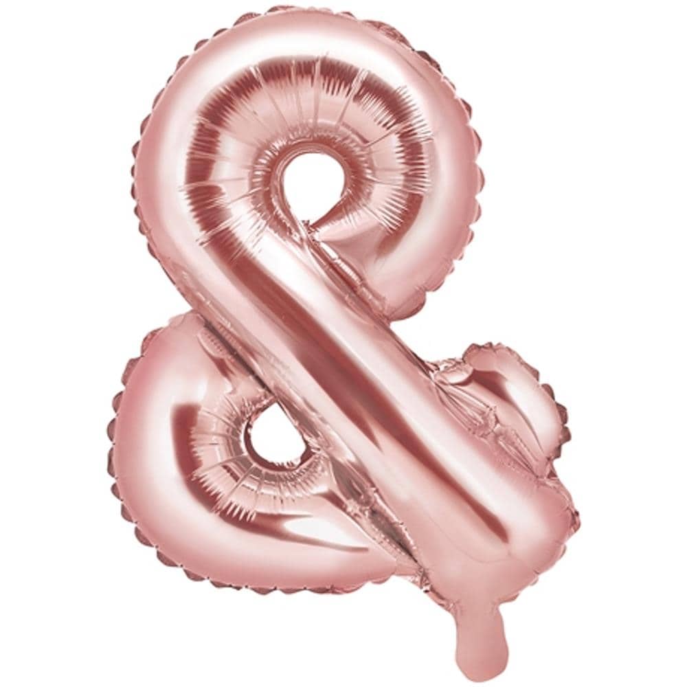 Partydeco - Palloncino Alluminio + Oro Rosa - Foto 1