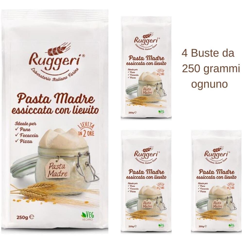 Pasta Madre Essiccata Con Lievito 4 Buste Da Grammi 250 Ognuno - Foto 1