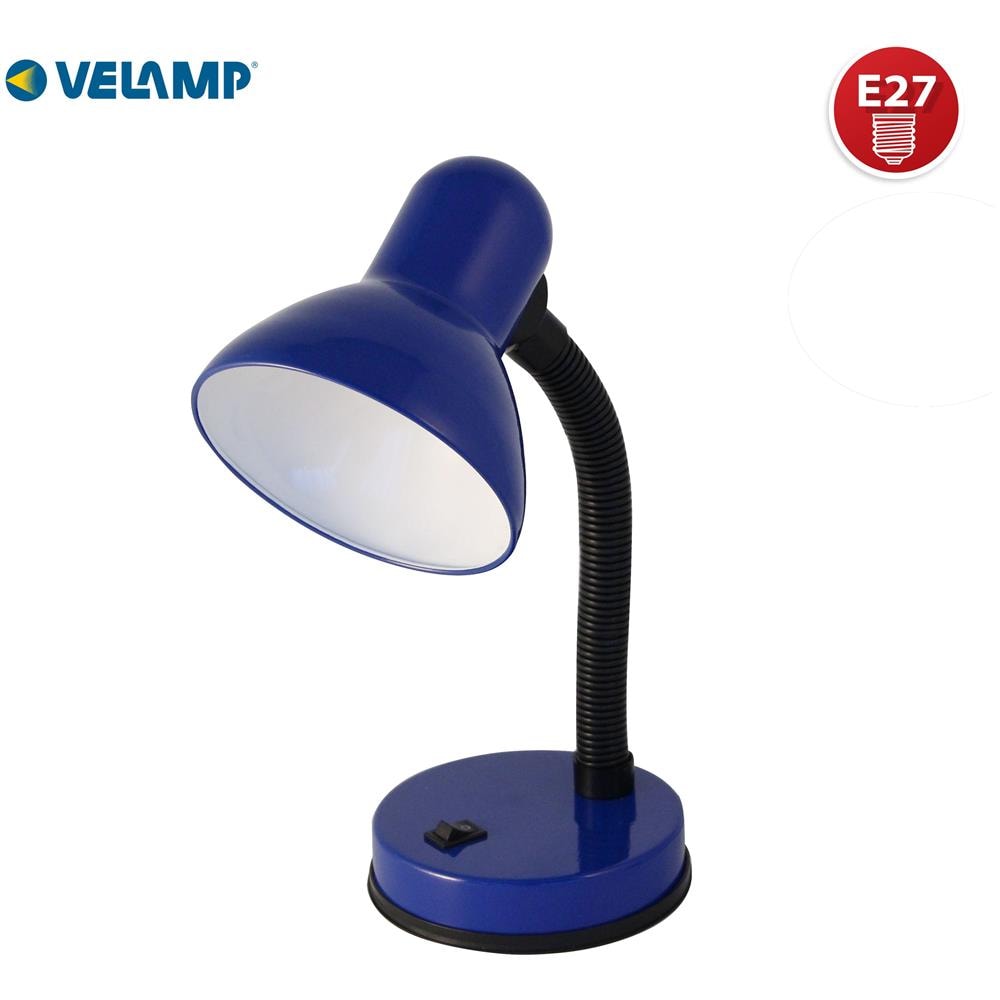 Lampada Da Tavolo Blu Con Attacco E27 Charleston - Foto 4