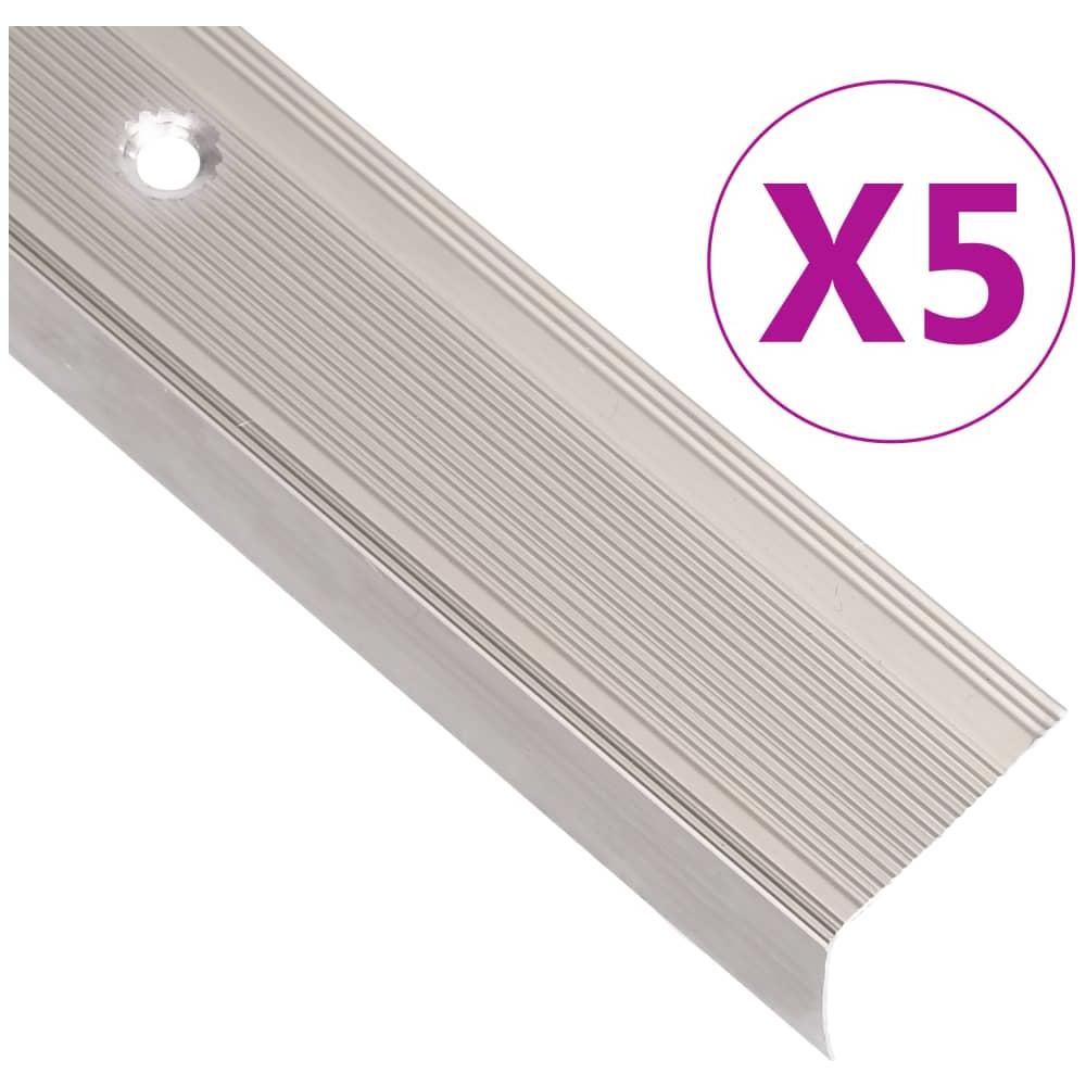 Profili A L Per Gradini 5 Pz In Alluminio 100 Cm Champagne - Foto 1