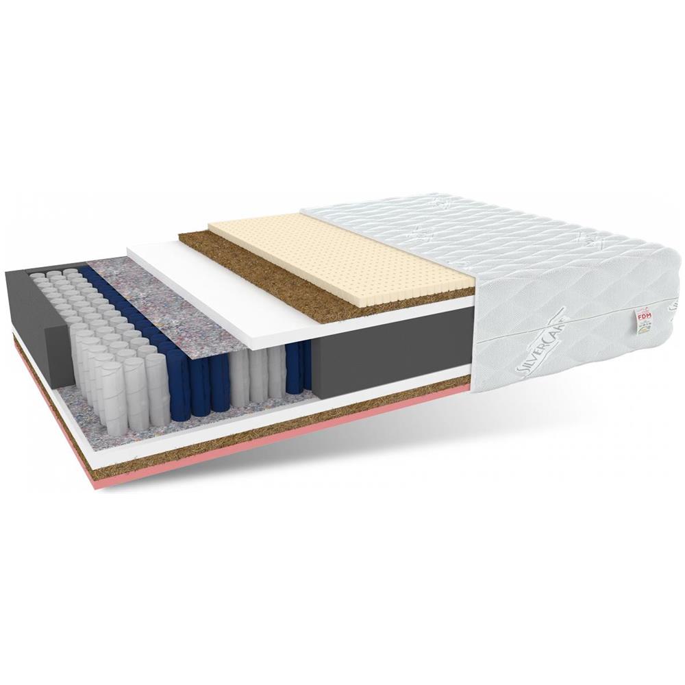 Materasso A Molle Insacchettate Summer 90 X 200 - H4 Rigido - Visco Memory, Lattice, Cocco - Foto 1