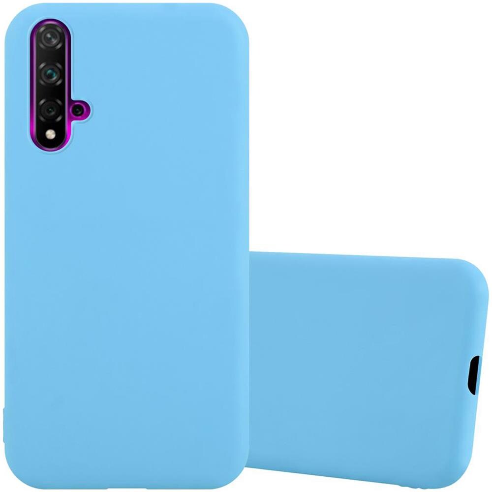 Custodia Compatibile Con Huawei Nova 5 / 5 Pro In Candy Blu - Coperchio Protettivo In Silicone Tpu Flessibile - Foto 1