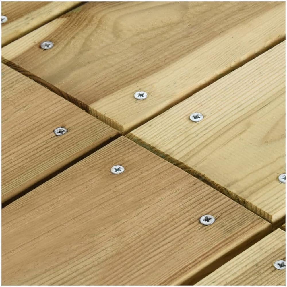 Tavolo Da Giardino 160x74x75 Cm In Legno Di Pino Impregnato - Foto 2