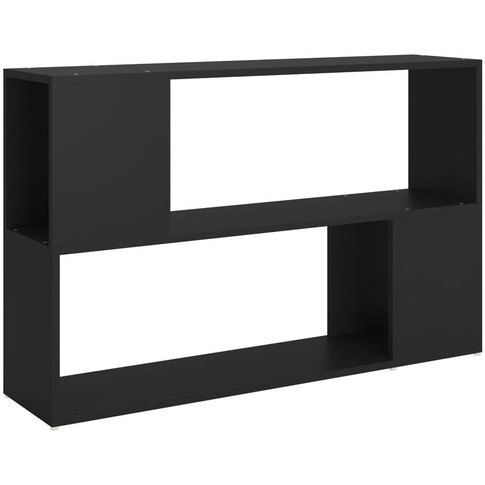Libreria Nera 100x24x63 cm in Truciolato - Foto 1