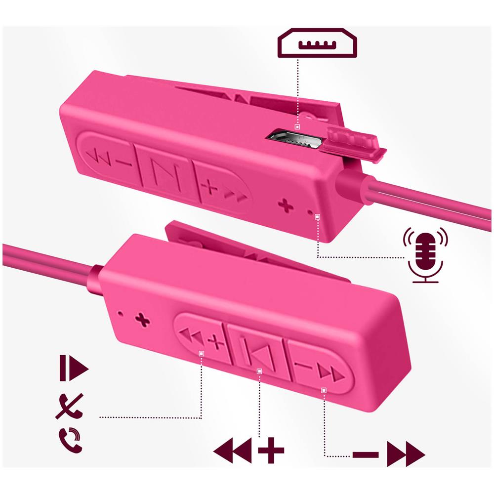 Auricolare Bluetooth Basic Talk Con Microfono, Rosa - Foto 5