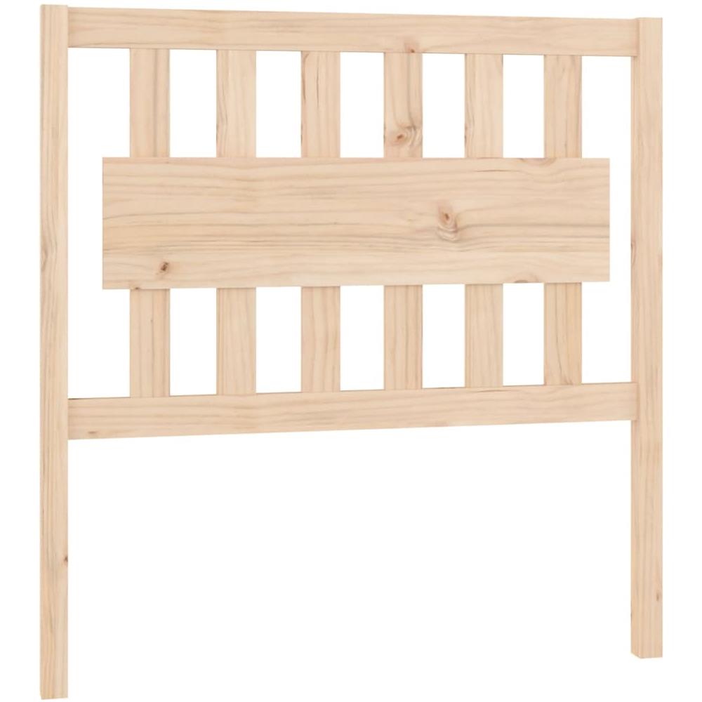 Testiera Per Letto 95,5x4x100 Cm In Legno Massello Di Pino - Foto 1