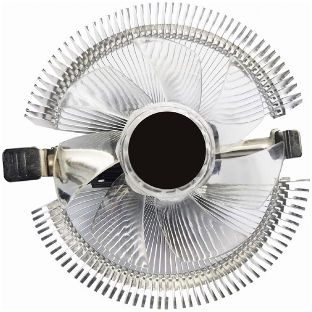 9cm 55w 4pin Led Blu Ventola Di Raffreddamento Della Cpu - Foto 1