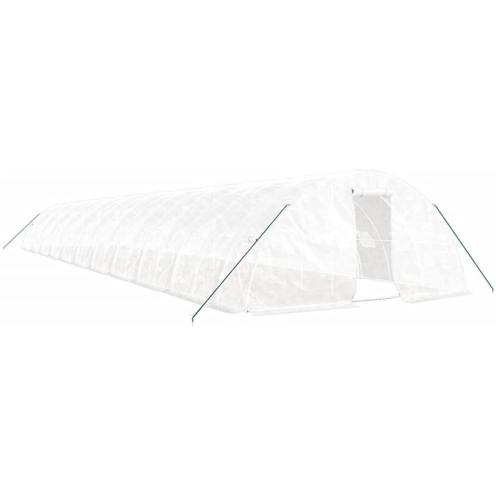 Serra Con Telaio In Acciaio Bianco 110 M 22x5x2,3 M - Foto 2