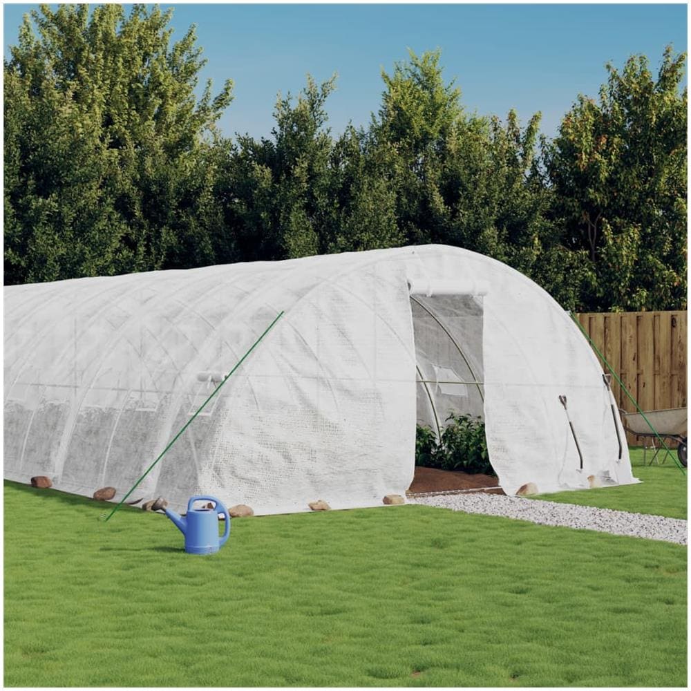 Serra Con Telaio In Acciaio Bianco 110 M 22x5x2,3 M - Foto 1