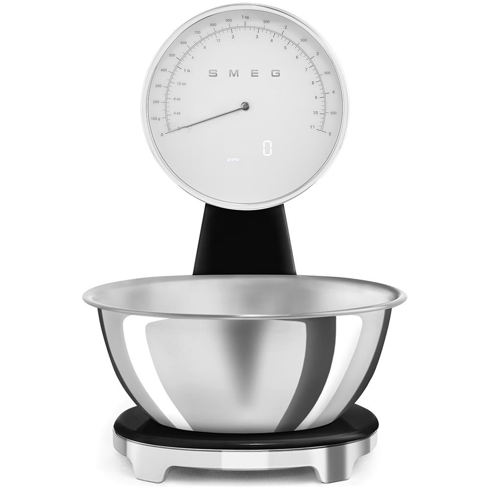 Bilancia da Cucina Elettronica KSF01BLWW con Capacità Massima 5 kg Display LCD Colore Acciaio Inox / Nero - Foto 1