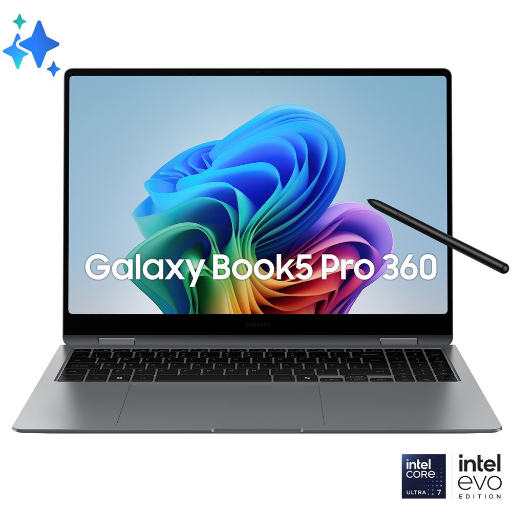 N.BOOK GAL.BOOK5 PRO 360 16"FHD U7 RAM16GB SSD51247 TOPS 256V W11 GRA - Foto 1