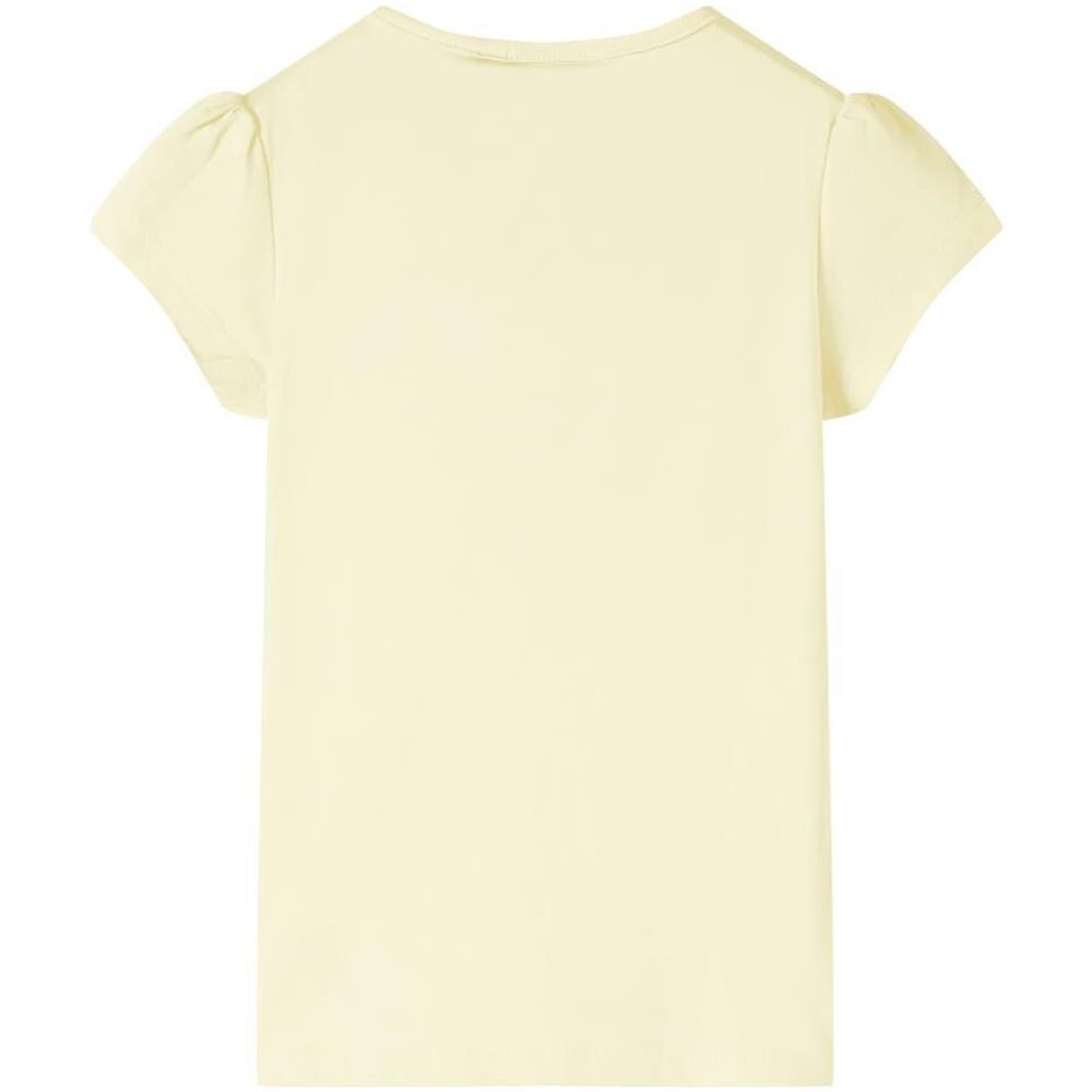 Maglietta da Bambina Giallo Tenue 116 - Foto 2