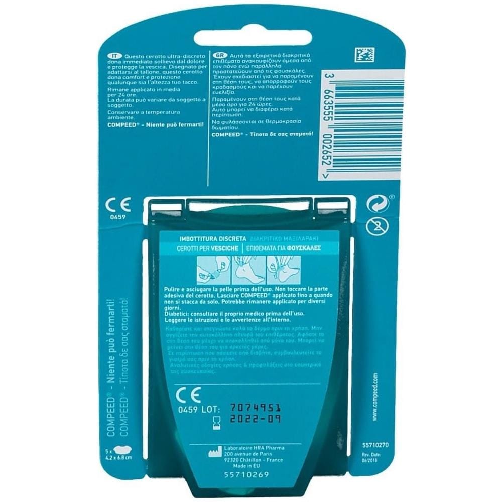 Cerotto Compeed Vesciche Tacchi Alti 5 Pezzi - Foto 2