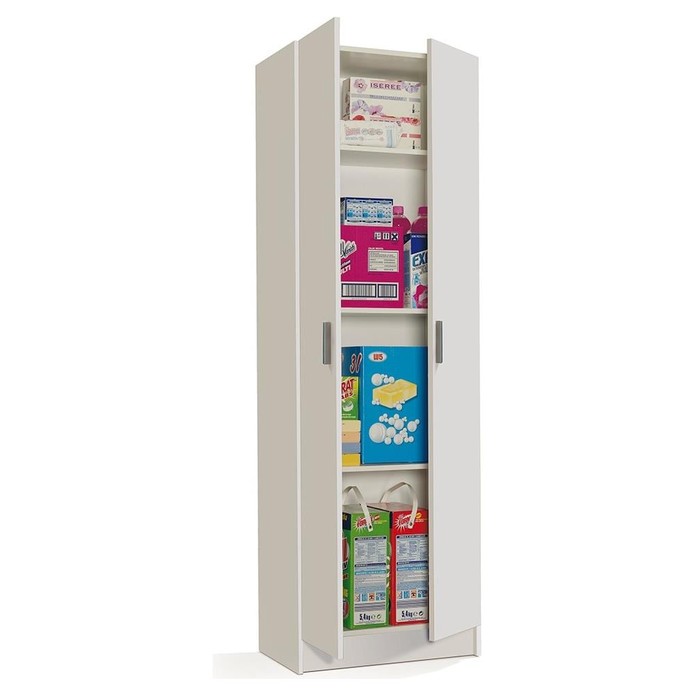 Armadio Mobile 2 Ante 58x37xh180cm Bianco 007144o - Foto 2