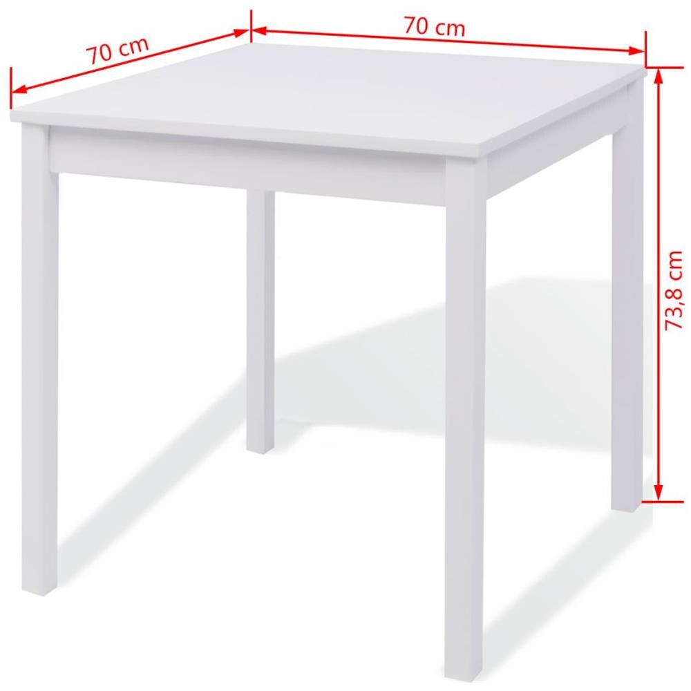 Set Tre Pezzi Da Pranzo In Legno Di Pino Bianco - Foto 16