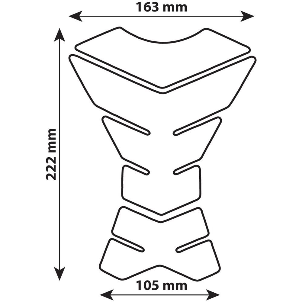 90514 Pro-tank X4 Protezione Adesiva Per Serbatoio Carbon - Foto 2