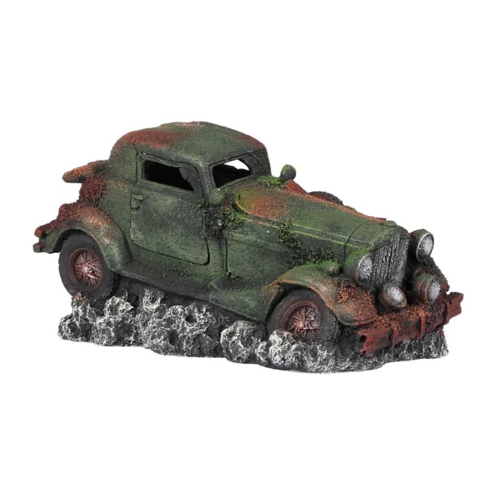 Auto Abbandonata Auburn 26x15x14 cm in Poliresina - Foto 1
