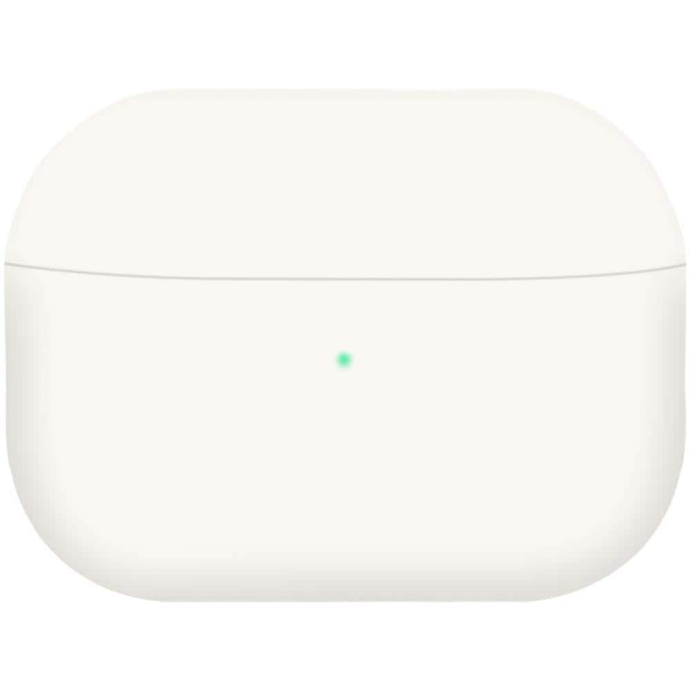 Custodia Airpods Pro Silicone Soft-touch Opaco Compatibile Qi Bianco - Foto 1