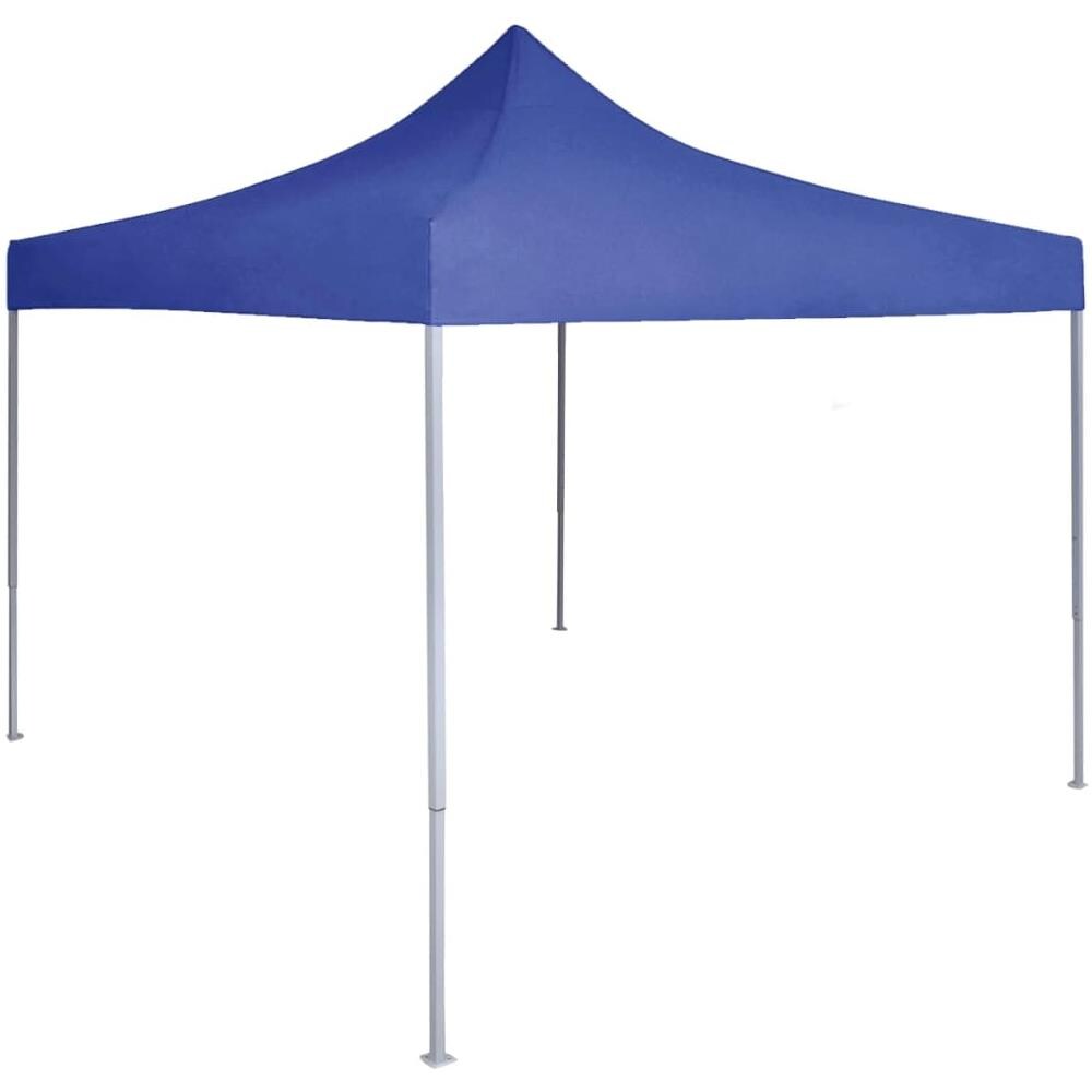 Gazebo Professionale Pieghevole 2x2 M In Acciaio Blu - Foto 1