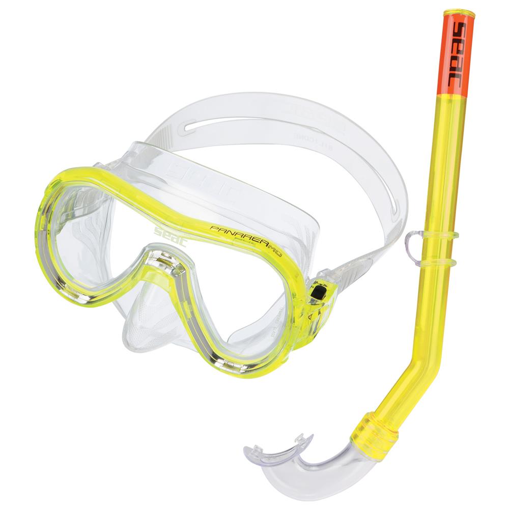 Masque Et Tuba De Plonge Panarea Silter - Mdium - Jaune - Foto 2