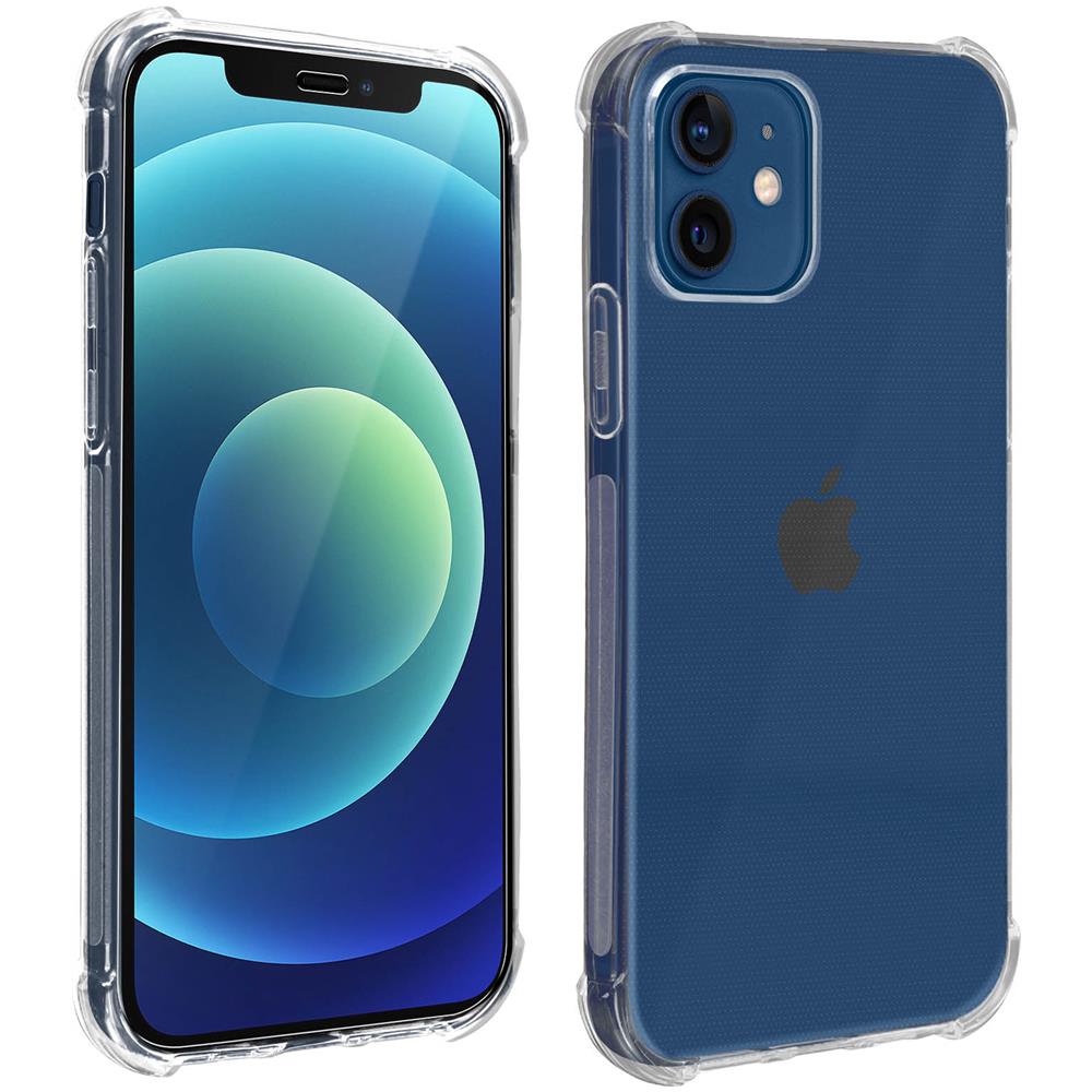 Pack Protezione Iphone 12 Mini Cover + Vetro Temperato Trasparente - Foto 1