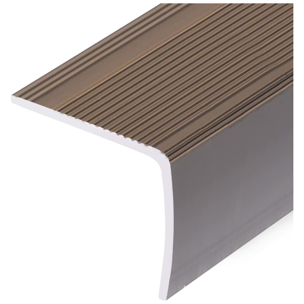 Profili A L Per Gradini 15 Pz In Alluminio 100 Cm Marrone - Foto 4