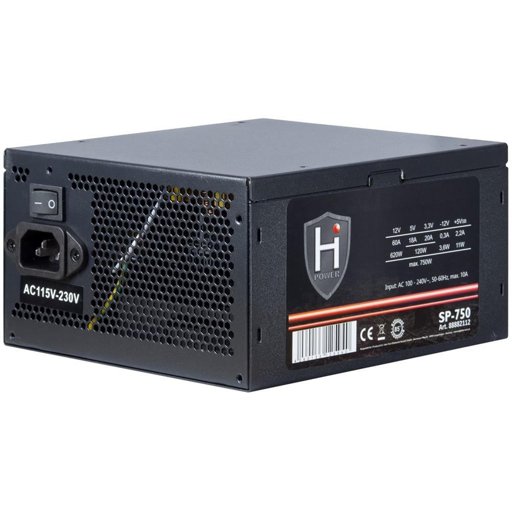 Hipower Sp-750 Alimentatore Per Computer 750 W 20+4 Pin Atx Atx Nero - Foto 2