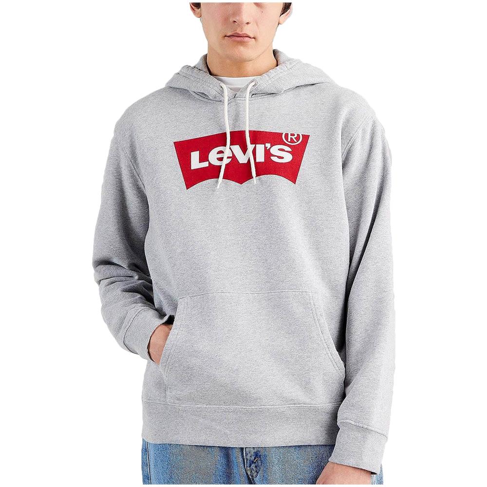 Felpa Da Uomo Con Cappuccio Graphic Standard Grigia Taglia Xs Codice 38424-0000 - Foto 1