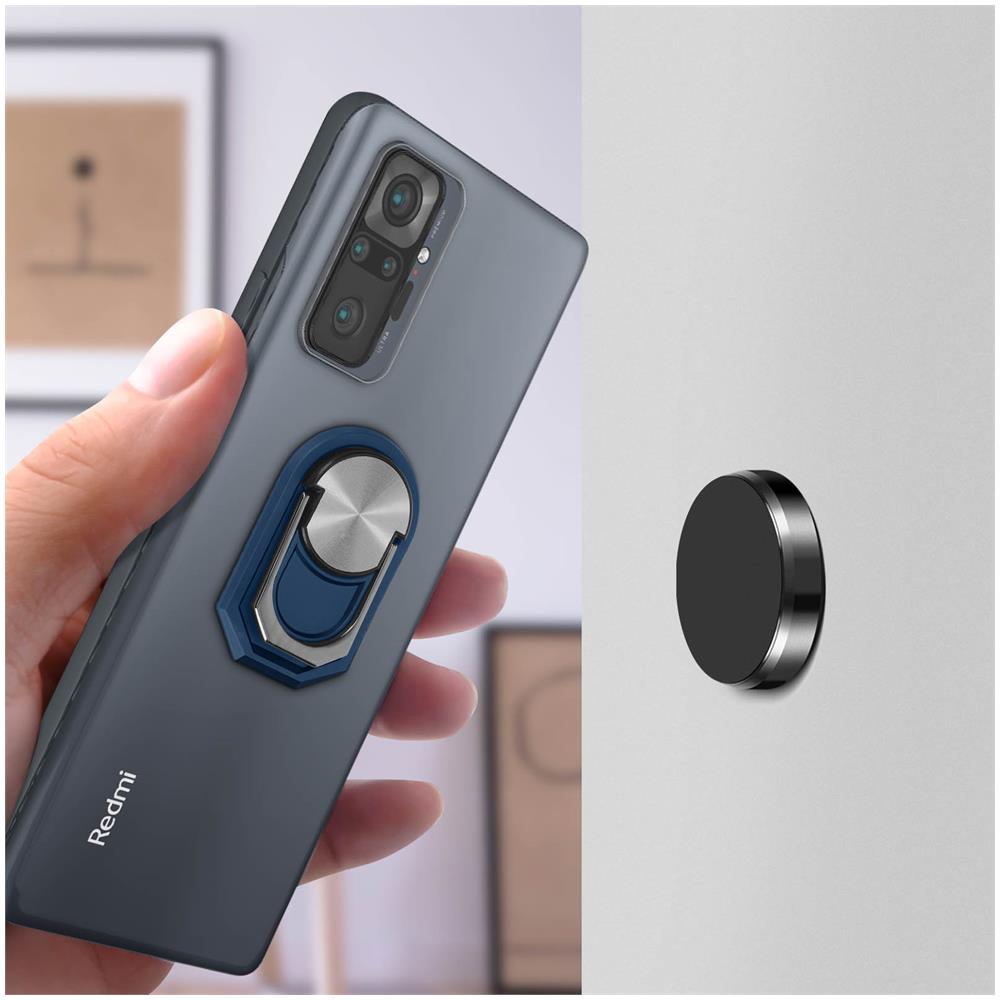 Anello Di Supporto Magnetico Per Smartphone Rotazione 360° Blu - Foto 2