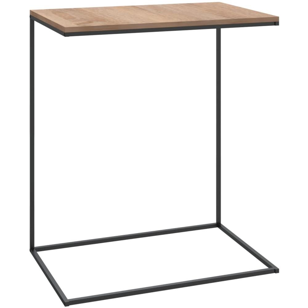 Tavolino da Salotto Nero 55x35x66 cm in Legno Multistrato - Foto 2