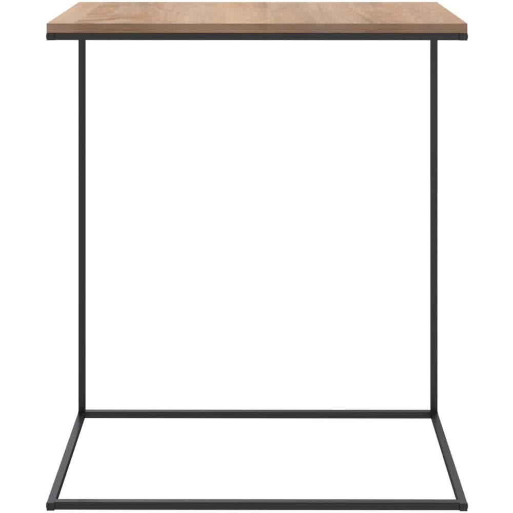 Tavolino da Salotto Nero 55x35x66 cm in Legno Multistrato - Foto 3