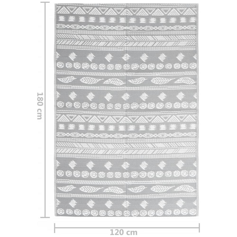 Tappeto Da Esterni Grigio 120x180 Cm In Pp - Foto 6