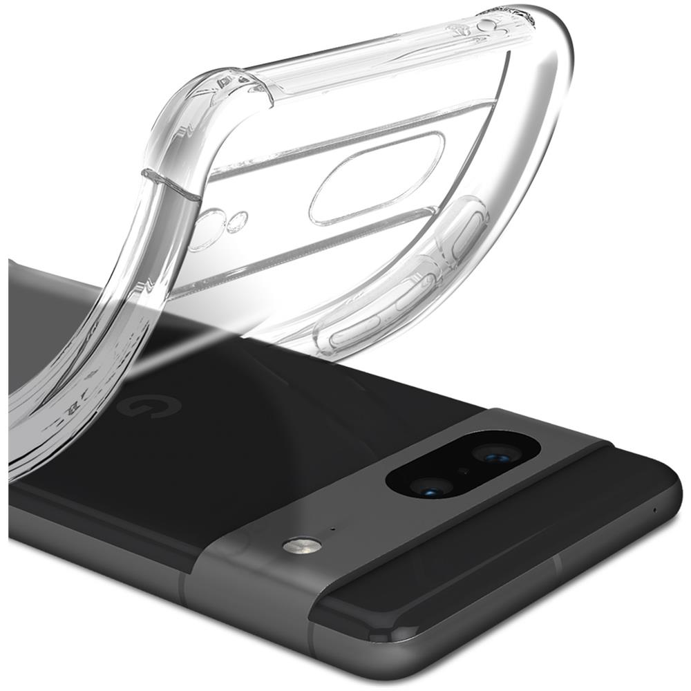 Kit Protezione Google Pixel 7 Cover Rinforzata + Vetro Temperato Trasparente - Foto 2
