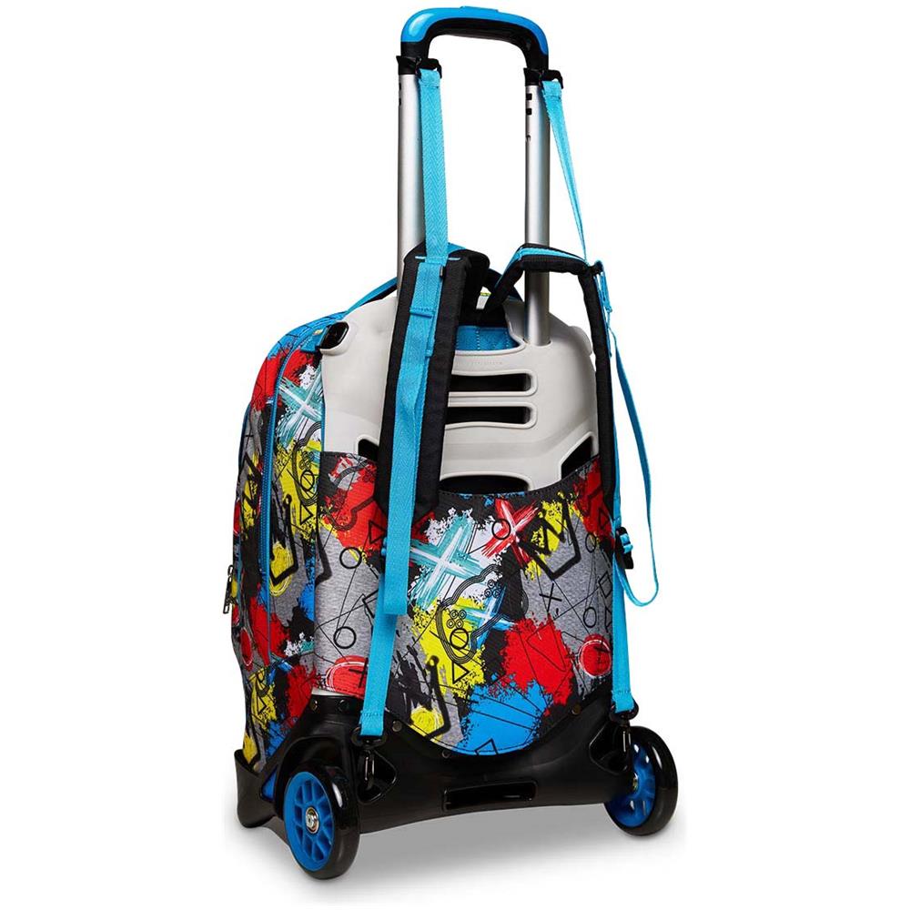 Trolley Zaino JACK 2 Ruote GRITZLED BOY Capacità 34 Litri - Foto 2