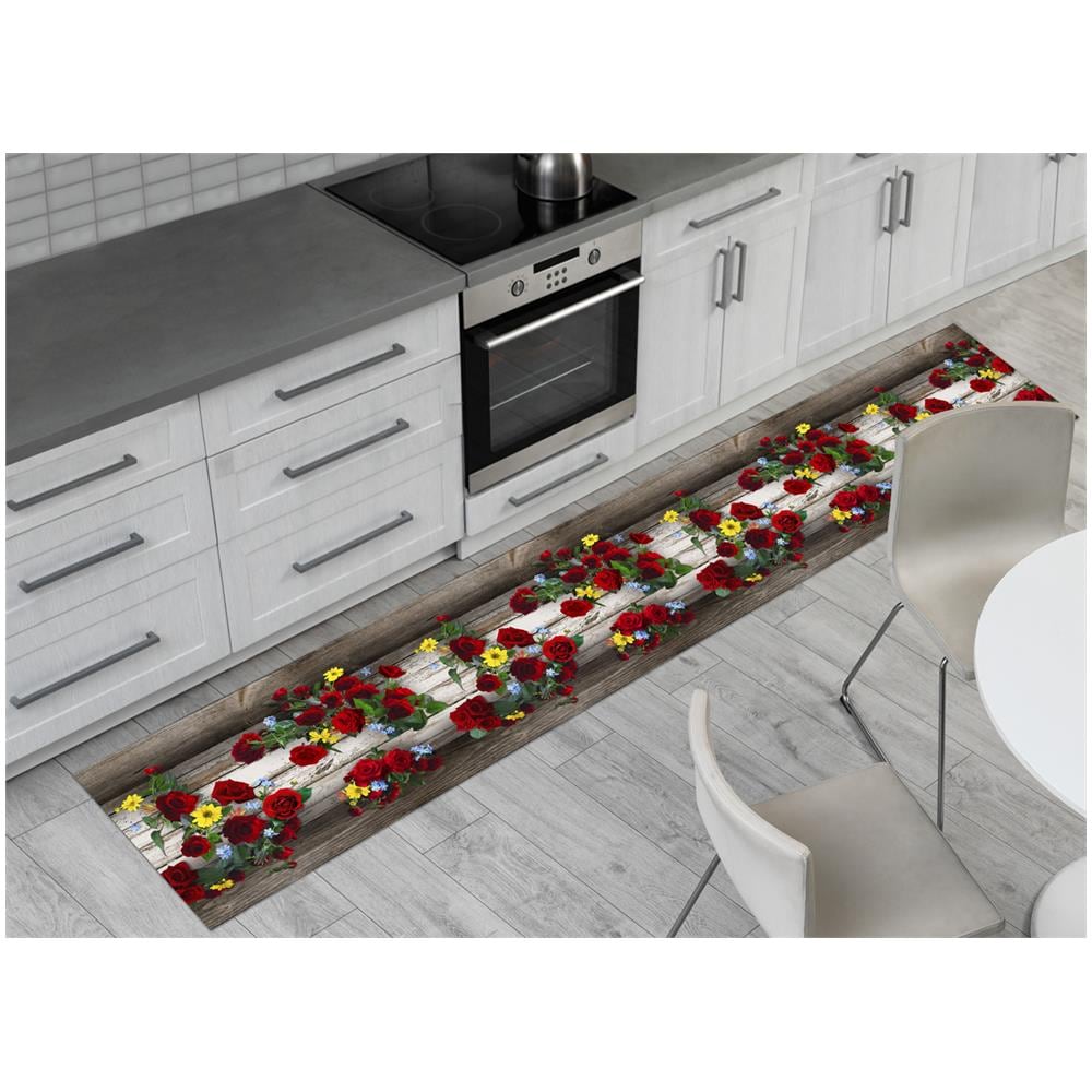 Tappeto Passatoia Cucina Antiscivolo Sottolavello Digitale Disegno Dorotea 50x50 Dorotea - Foto 1