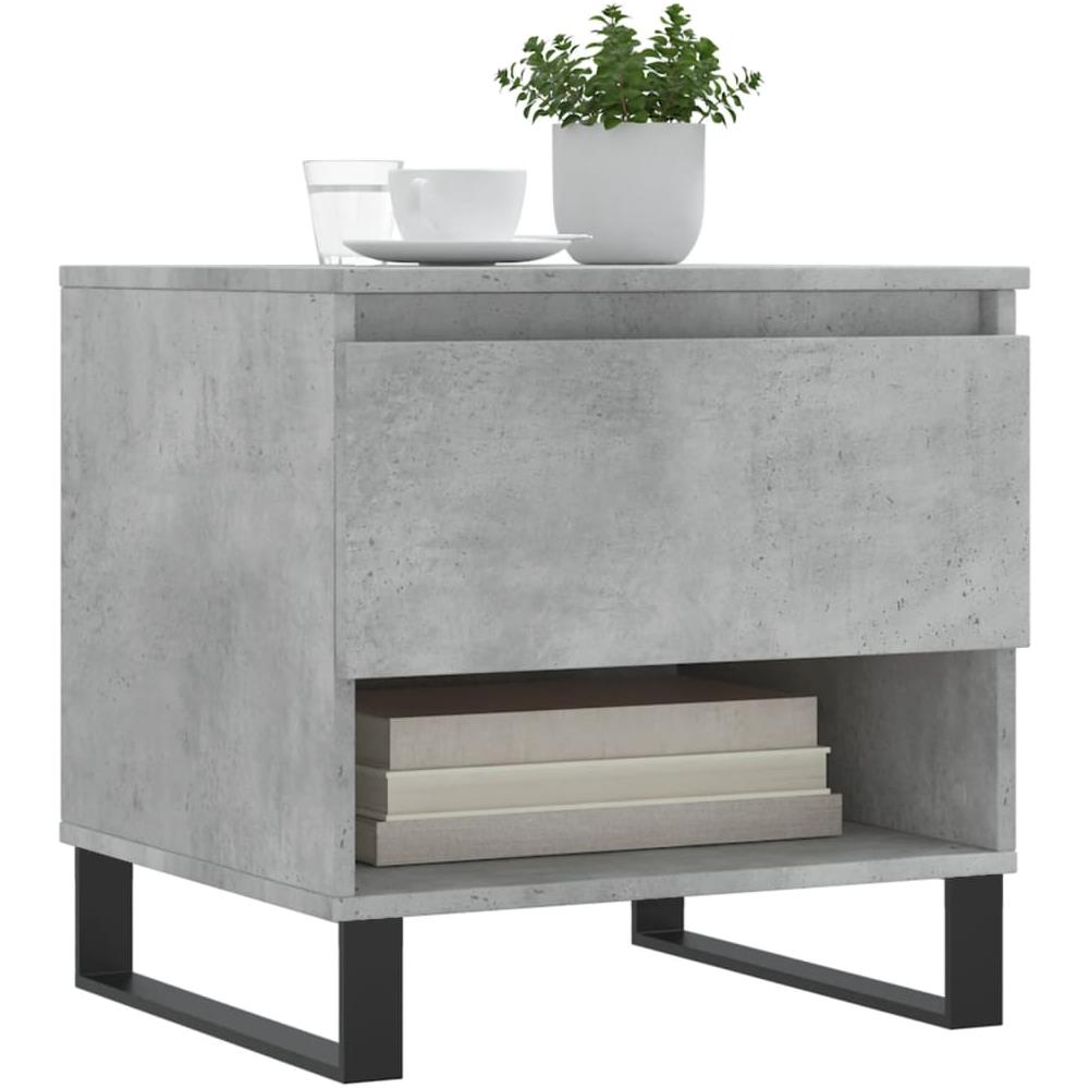 Tavolini Salotto 2pz Grigio Cemento 50x46x50 Legno Multistrato - Foto 3