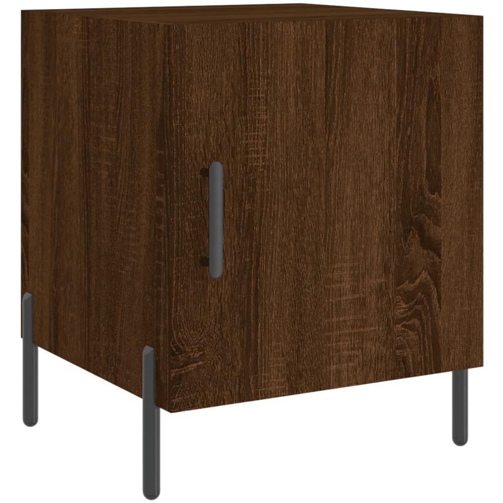 Comodino Rovere Marrone 40x40x50 Cm In Legno Multistrato - Foto 2