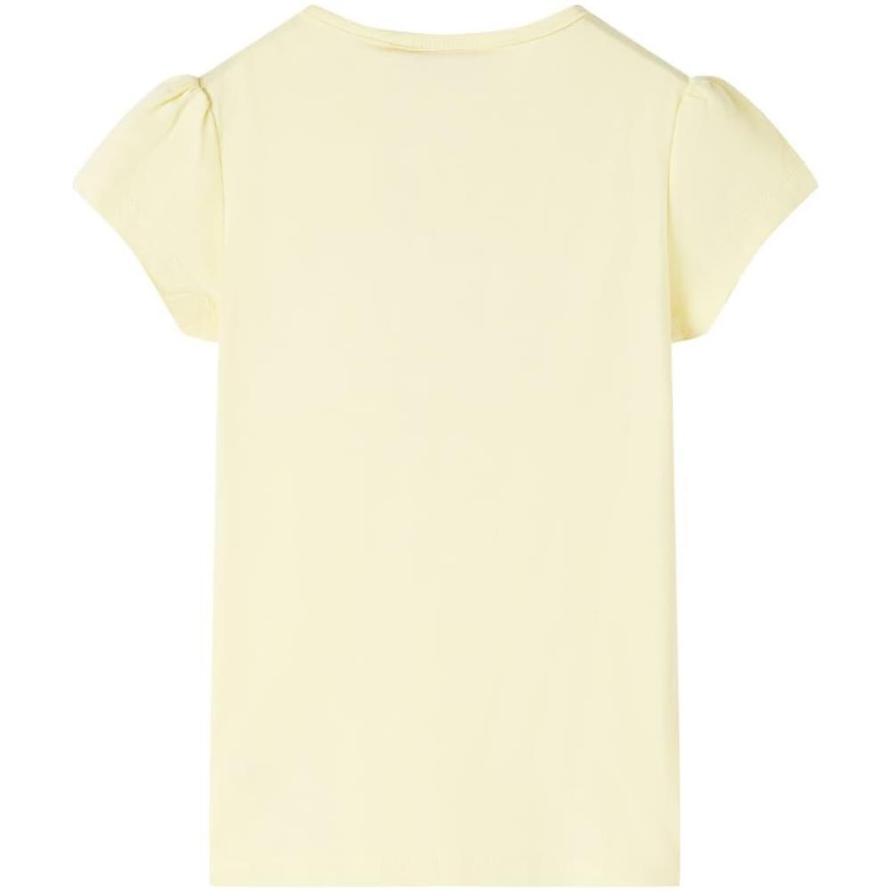 Maglietta da Bambina Giallo Tenue 128 - Foto 2