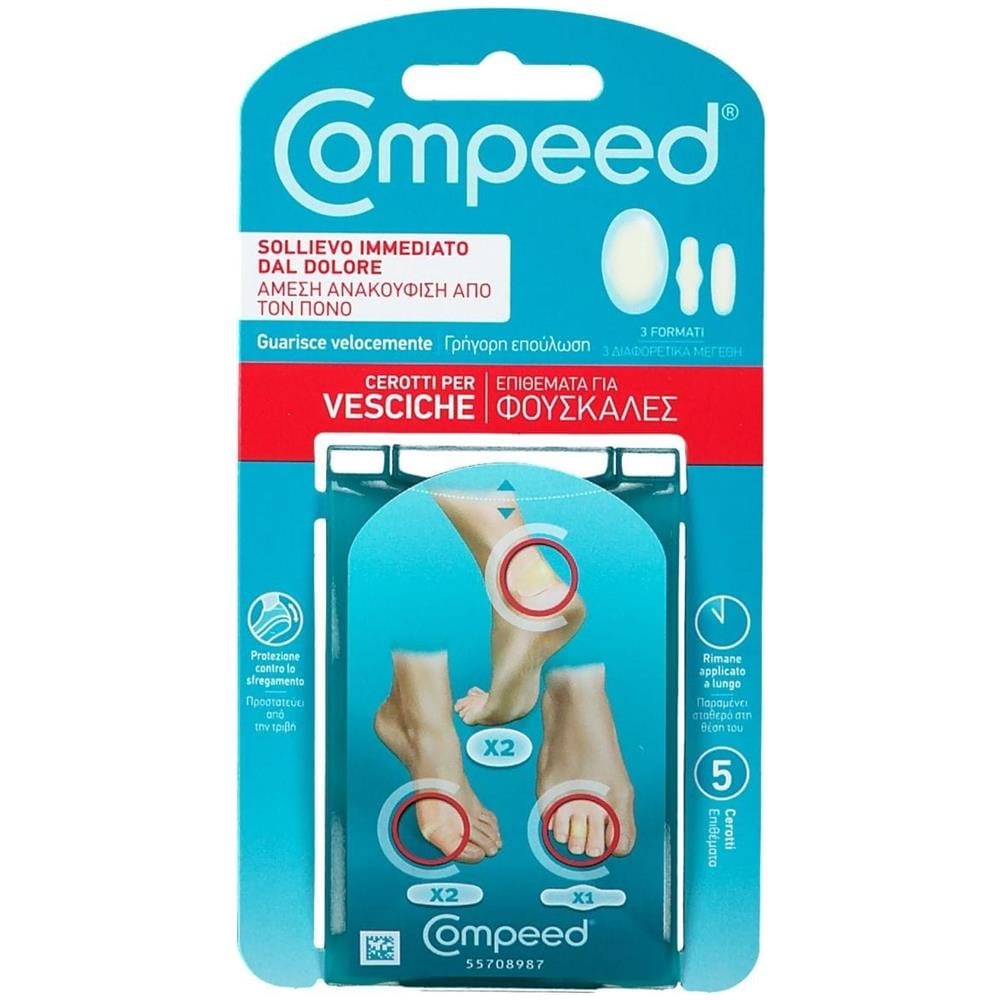 Compeed Cerotti per Vesciche Misto 5 Pezzi - Foto 1