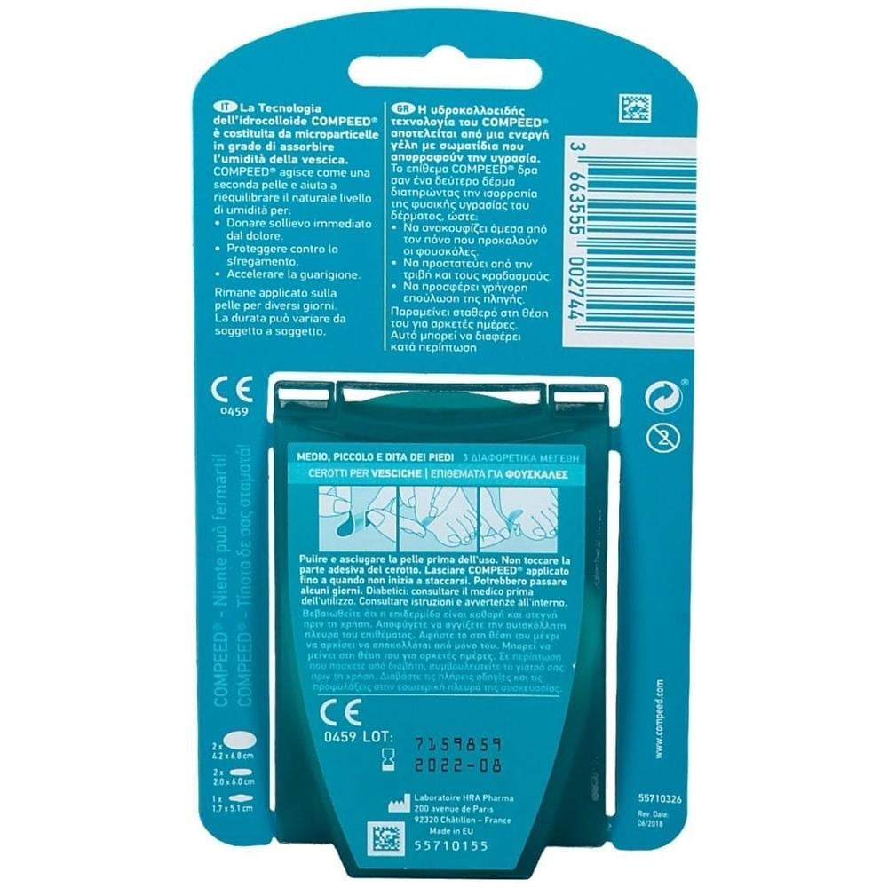 Compeed Cerotti per Vesciche Misto 5 Pezzi - Foto 2